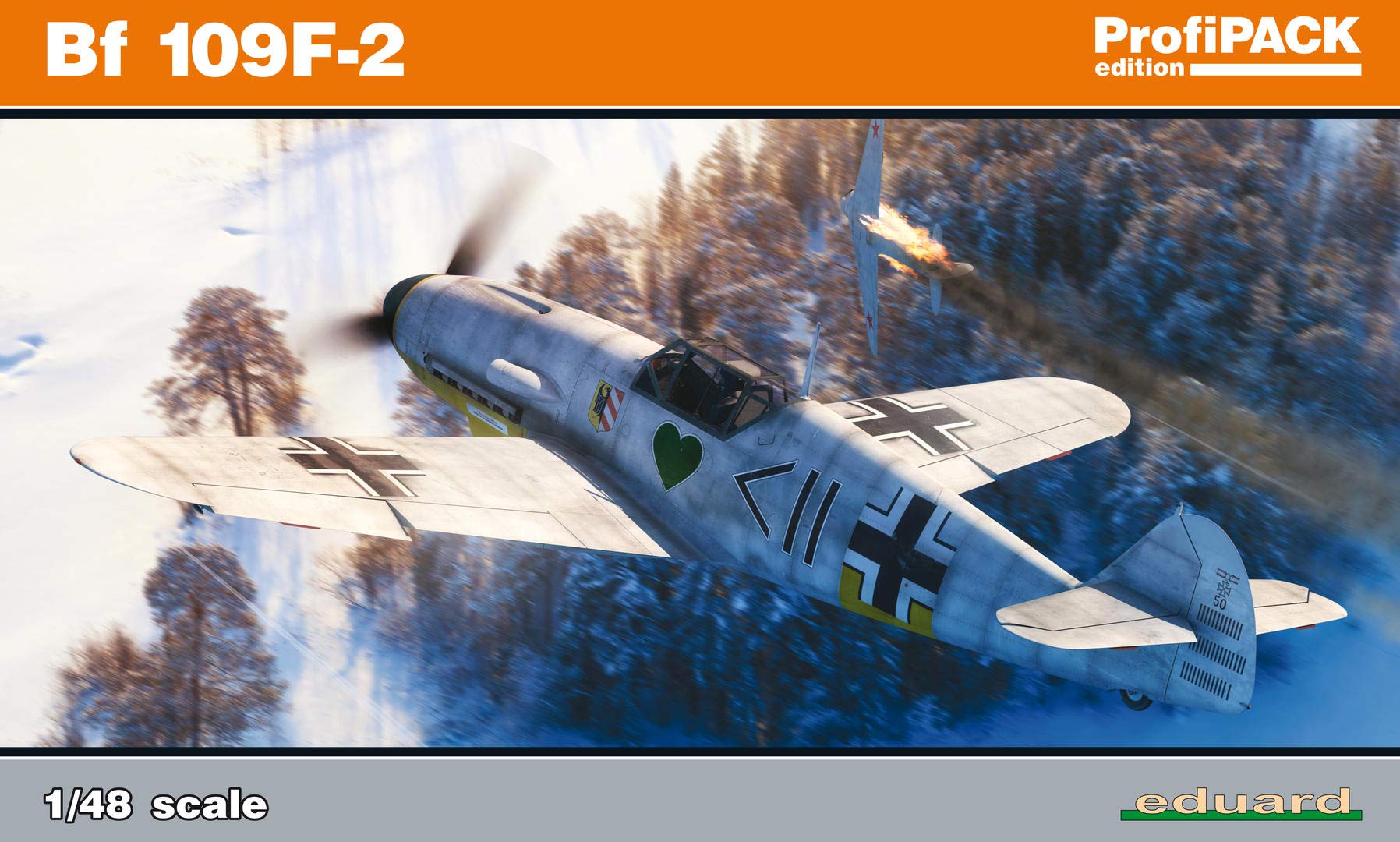 

Eduard German Air Force Profipack Plastic Model EDU82115 1/48 Bf109F-2