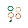 2023 Autumn/Winter Christmas Colorful Patchwork Beaded Finger Rings Collection