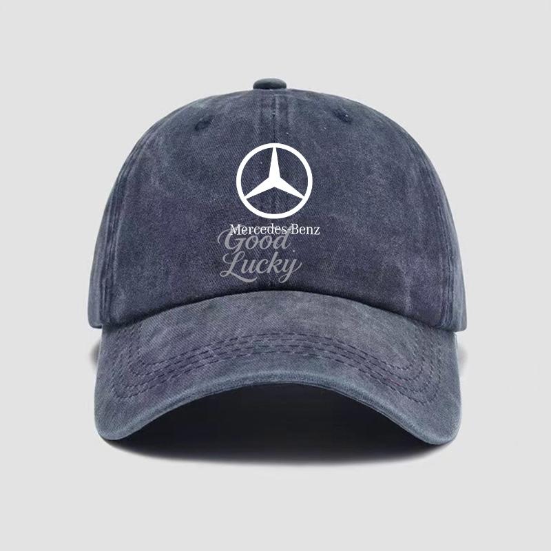 Módní Ležérní Kšiltovka Baseballová Čepice s Logem Auta Vintage Hip Hop Ochrana proti Slunci Pro Mercedes Benz Třída A C E S G GLC CLE CLA GLB GLS W177