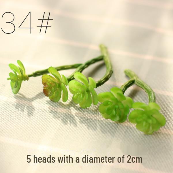 Realistic Fake Succulent Plants for Indoor & Outdoor Wall Decor