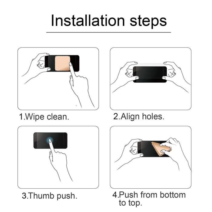 Film de protection d'écran - VCOMP - Samsung Galaxy J6+/ J6 Plus (2018) - Verre trempé - Lot de 3 - Noir