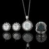 Autumn and winter new Huabi jewelry copper bottom gold-plated simulation dry rose high sense round set stone 14-10m