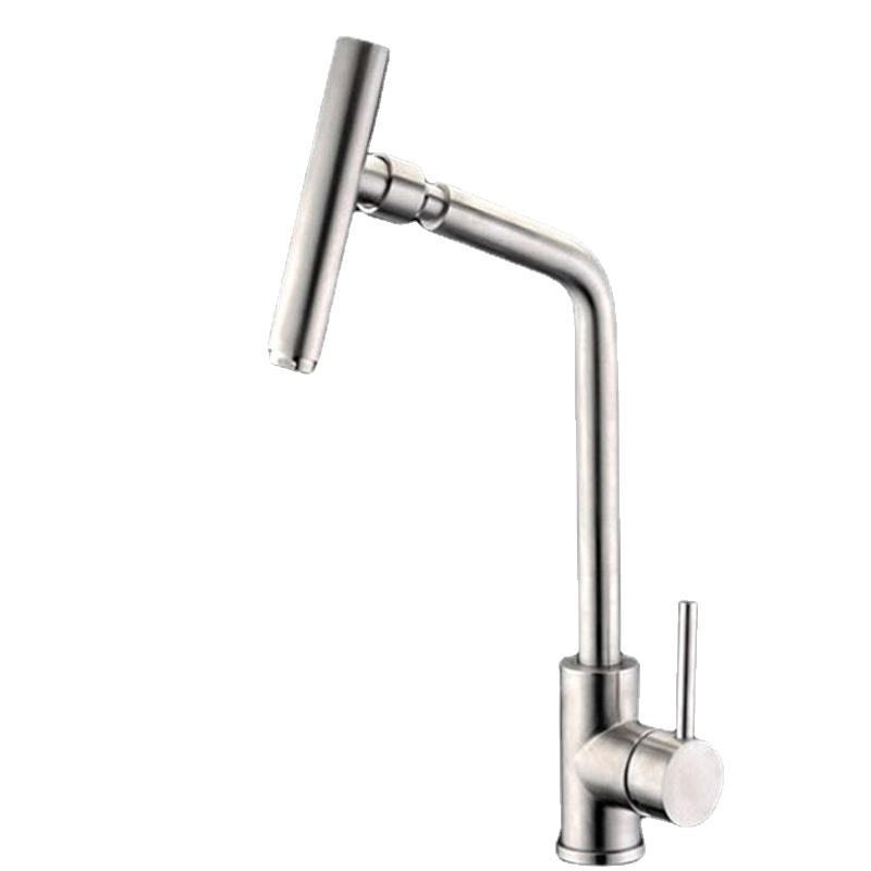 The New 360 Swivel Universal Faucet Kitchen 304 Stainless Steel Vegetable Basin Faucet Hot and Cold Mixing Kitchen Sink Faucet