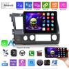 10.1-inch Android GPS Navigation Radio with Wireless CarPlay for Honda Civic 2006-2011, 2GB+32GB.
