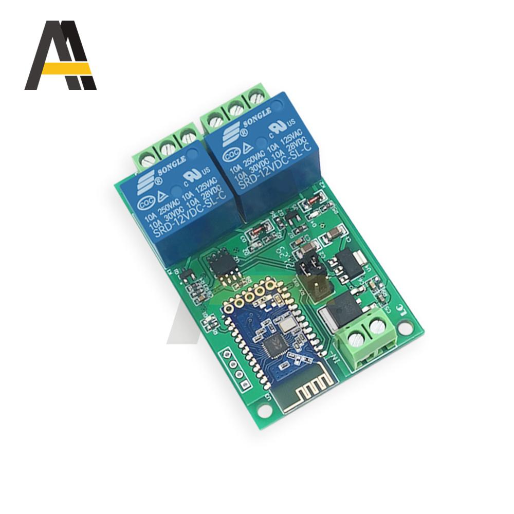 For Bluetooth Relay Module 1 2 4 Way Channel DC 5V/12V Internet Smart Remote Control Mobile Phone Switch Wireless Relay Module