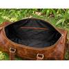 Buffalo Leather Duffle Bag: Handmade Full Grain Weekender