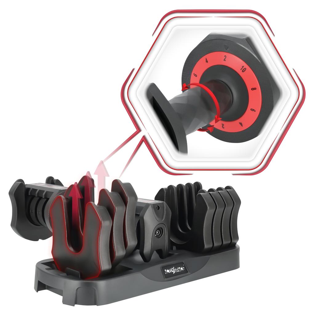Adjustable Dumbbell For Exercise - Premium