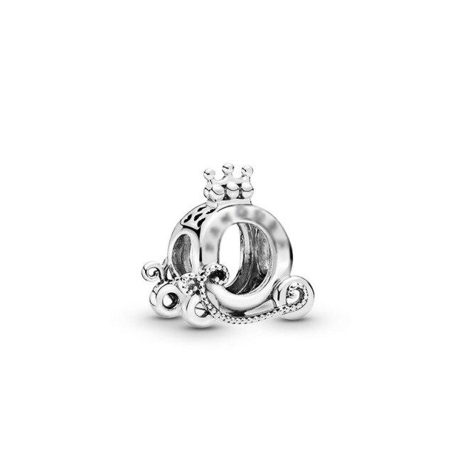 Rose Gold Crown Perlen Charm Bead Fit Original Mode Charms Silber 925 Armband Frauen Schmuck
