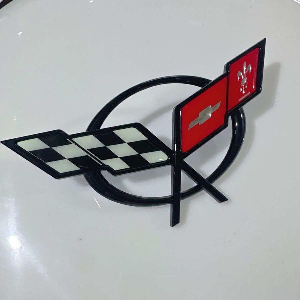 Per Chevrolet Corvette 60 Anni Camaro Aveo Cruze Malibu Captiva Trax Niva Captiva 3D ABS Parafango Auto Adesivo Emblema Portellone Posteriore