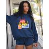 European Trend Women's Autumn Long-Sleeve Mid-High Collar Sweatshirt