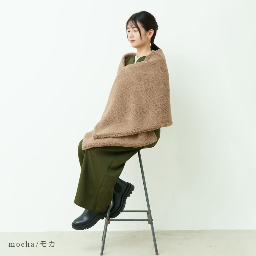 Prime la Faux Fur Neck Fluffy and Perfect for Fall and Perfect for Cold Stylish or Gift Idea Women's Warmer, Warm, Winter, Weather, Gift, (Mocha)