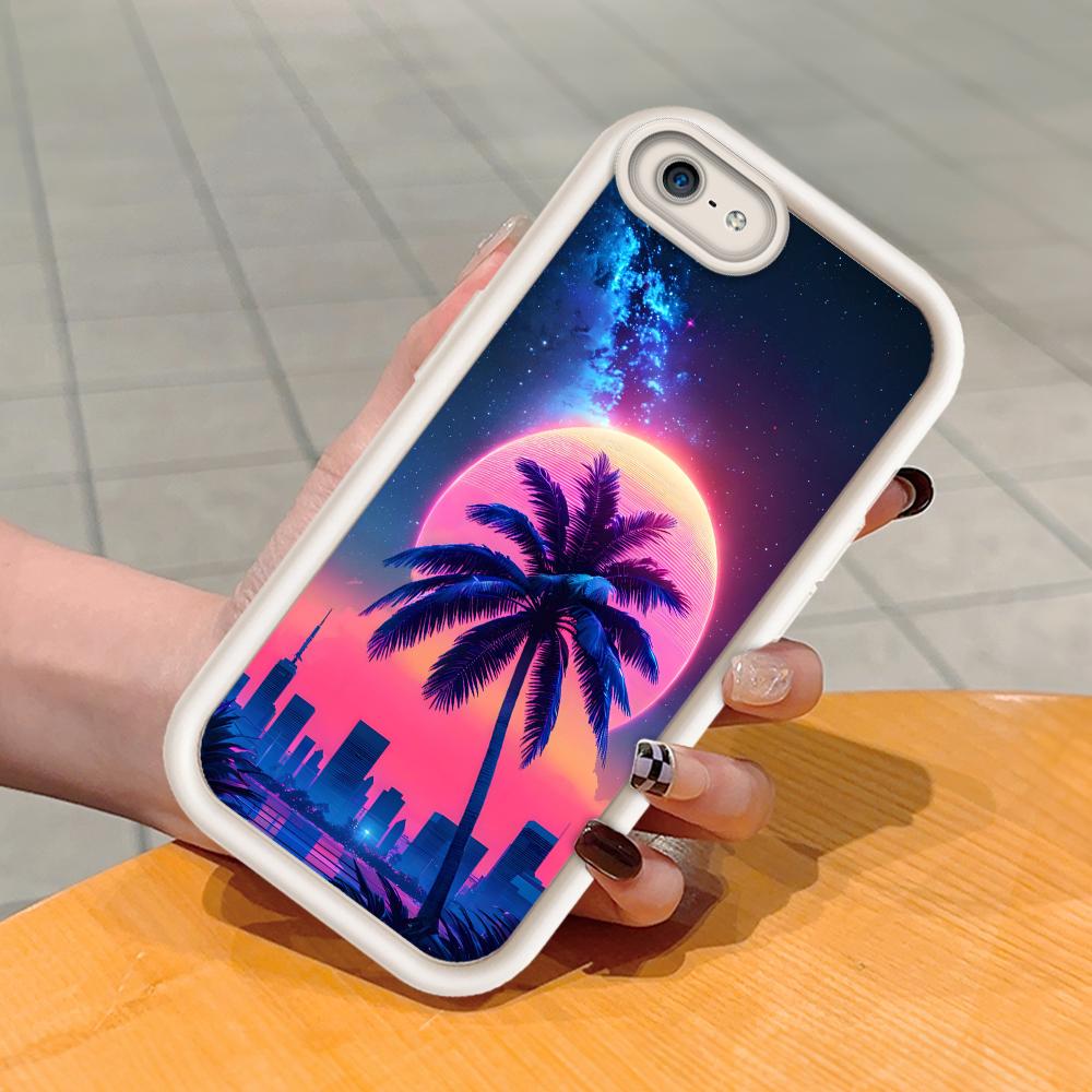 Weiches Silikon-Telefongehäuse mit quadratischem Leiterdruckmuster, vollständige Kameraabdeckung, stoßfeste Gummischutzhülle für iPhone Infinix Tecno OnePlus