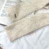 Solid Color Mohair Women Scarf Soft Plush Y2K Girl Scarf Thin Long Scarves  Autumn Winter