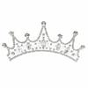 Children's High End Crown Tiara Princess Rhinestone Crown Comb Little Girl Golden Hair Comb Korean High End Hairpin