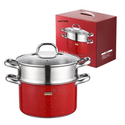 Kany 26cm Double-Layer Stainless Steel Steamer Pot