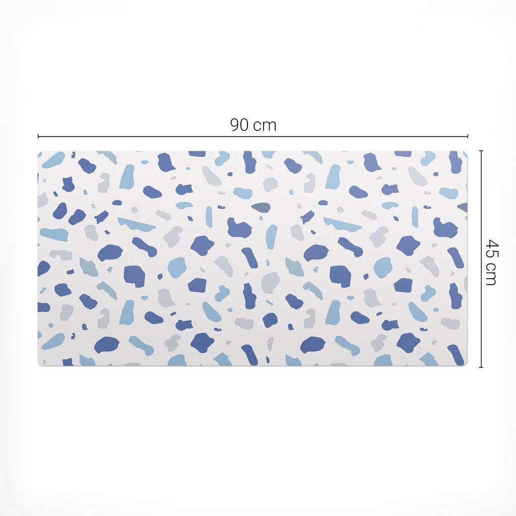 Podkładka Mata Ochronna Biurko Klawiatura Mysz Abstrakcyjne Plamy 90X45 Cm