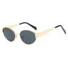 New Sunglasses For Women And Men UV400 Sun Glasses Alloy Oval Eyewear