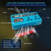 Portable Smart Inverter Multifunctional Smart Voltage Converter for Makita 18V Lithium Batteries with 4 USB Ports and LED Light