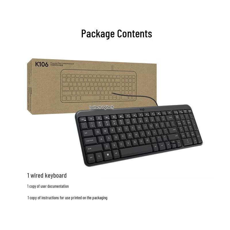 Logitech K106 Wired Office Keyboard