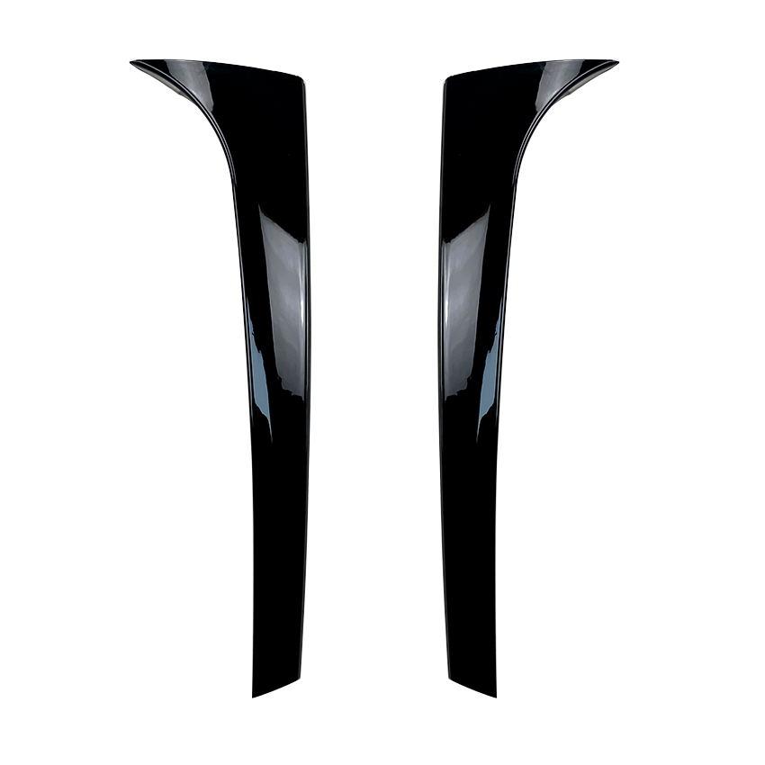 2 STÜCKE Für Skoda Karoq 2017- Heckscheibenabweiser Flügel Seiten-Splitter Spoiler Aufkleber Zierleisten Abdeckung Autozubehör Karosserie