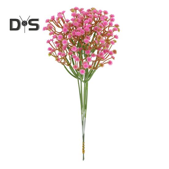 

Искусственные цветы, устойчивые к ультрафиолетовому излучению, 20 и 36 стеблей, реалистичные букеты гипсофилы для свадеб, домашнего декора, устойчивые к атмосферным воздействиям пластиковые искусственные цветы для улицы 20PCS светло-розовый