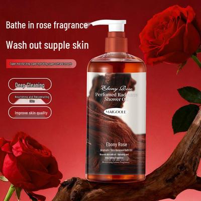 Meidailin Ebony Rose Skin Renewal Bath Oil - Deep Cleansing & Hydrating Formula for Tender Skin