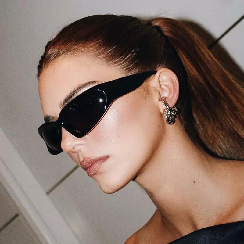 1Pc Trendy Designedsunglasses Women Men Outdoor Cycling Sports Uv400 Sunglass Vintage Sun Glasses