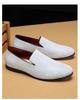 7516 Men's Shoes Doudou Shoes British Fashion Pointed Leather Shoes Korean Version Sequins Personalized Men's Shoes Large Size Foreign Trade Shoes