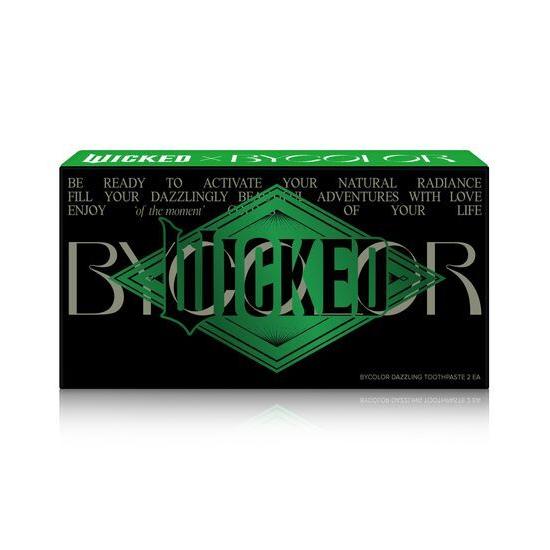 Bycolor Dazzling, Cheerful Toothpaste Double Promotion (Dazzling 90gX2, Cheerful 100gX2) (Wicked Collaboration)