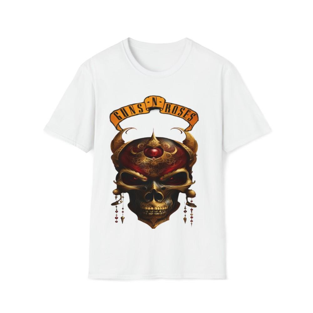 Soft Cotton T-Shirt. Skelton Warrior. Guns N Roses  Unisex T-Shirt M