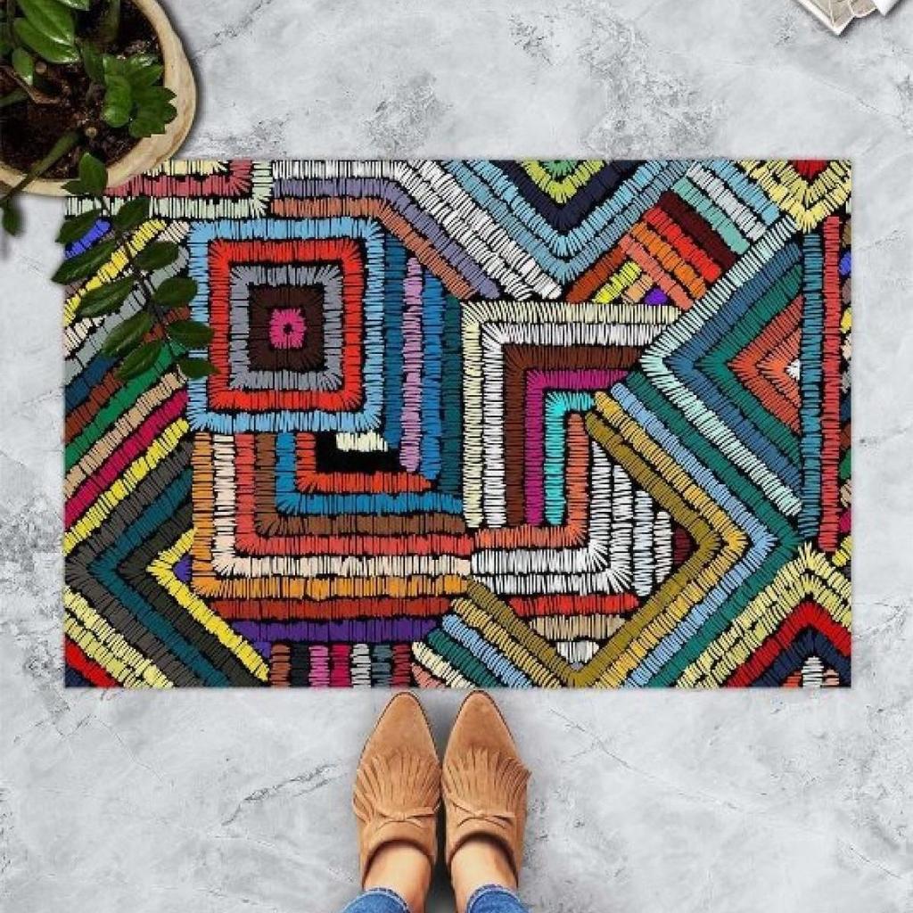 Buy MAGLIE Interior and Exterior Door Mats, Patterned Doormat at