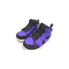 Jordan Zapatos Air Jordan 1 Mid Alt Tendencia Resistentes a la Abrasión Caña Media para Bebés Negros Morados Infantil y Bebé AR6352-051