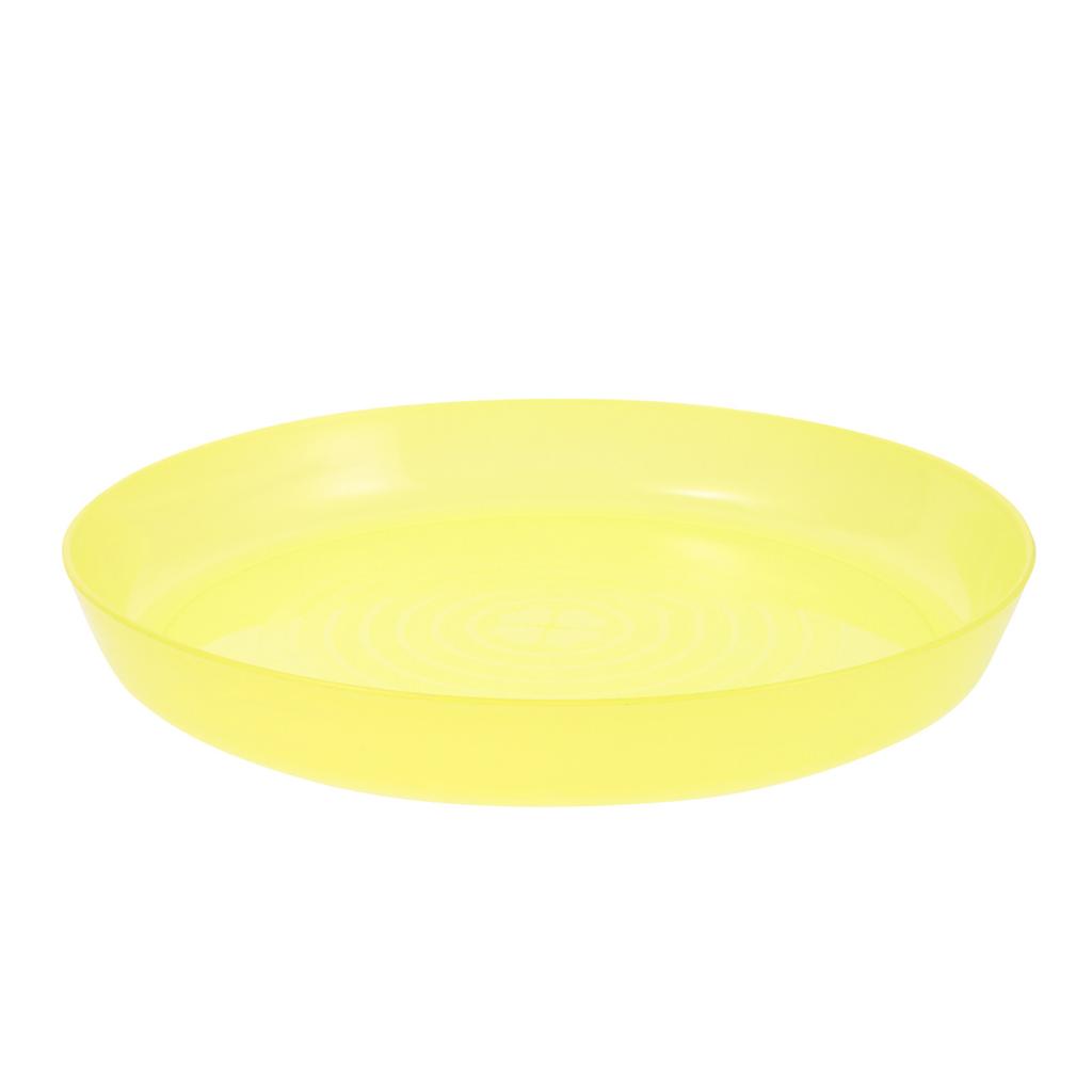 Plastic Dinner Plate Reusable Outdoor Round Unbreakable Bbq Travel Salad Snack Plate Tray for Picnic Party Camping