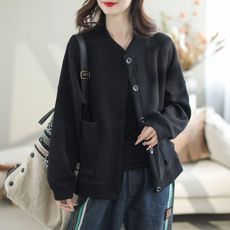 Coats for Women Jacket Oversize Winter Solid Color Thickened Velvet Windbreaker Loose Casual Coat