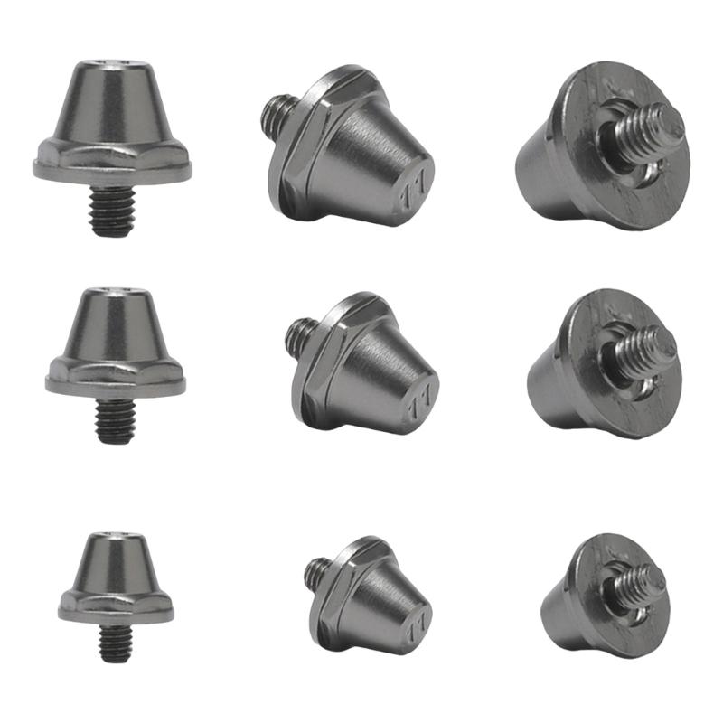 12 шт. Шипи для футбольних бутс Алюмінієві шипи для футбольних взуття Запасні шипи для футбольних бутс Аксесуари для футбольних бутс