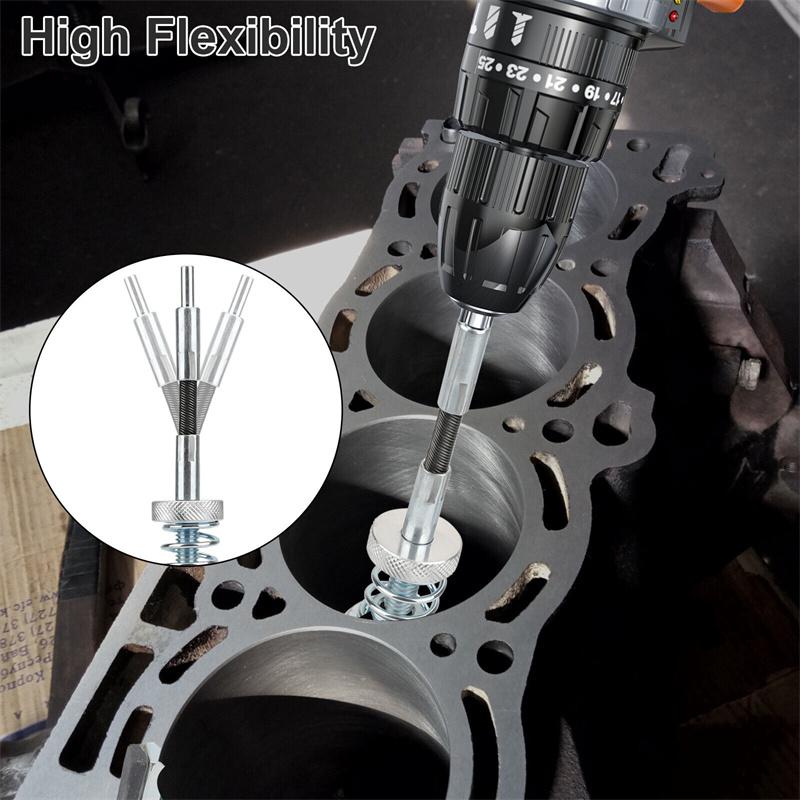 Drei-Backen-Zylinder-Schleifer Innendurchmesser-Schleifer Stahl Auto Motor Bremszylinderbohrung Honwerkzeug Flexible Welle Honen