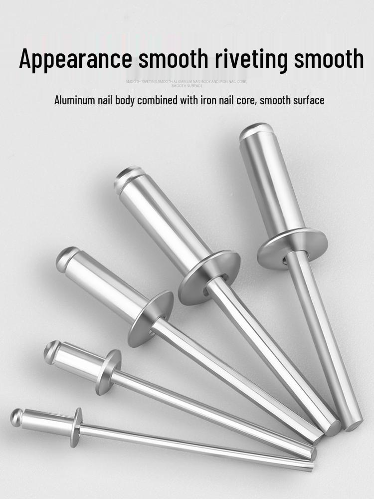 Aluminium-Blindnieten - Rundkopf M3.2, M4, M5, M6