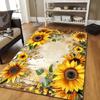 1pc Sunflower Design Area Rugs for Living Rooms, Carpets for Indoor Outdoor Use, for Kitchens, Offices, and Bathrooms Home Decor