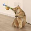 [Cat Toy] Interactive Plush Bird Teaser Toy for Cats - Realistic Chirping Sound, Artificial Feathers, Fluffy Feather Sticks, Single-hunting Fun