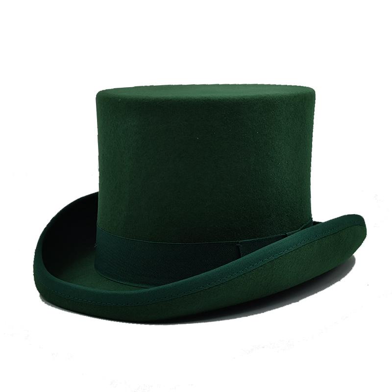 Fedoras Vilnas Burvība augsta cepure Britu