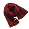 Korean Style Knitted Wool Scarf: Unisex, Warm, Versatile, Cute, Autumn & Winter Accessory