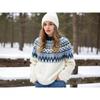 2026 Women's Fashion Knitwear: Trendy Color Block Loose Sweater for Everyday Wear