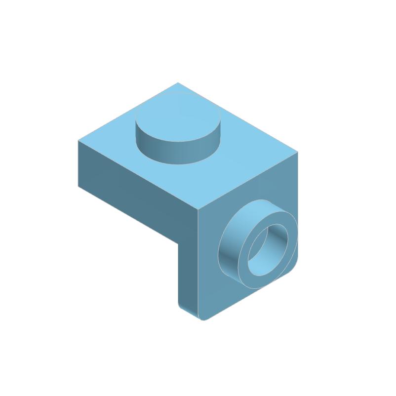 10PCS 36841 Front Side 2Holes Bracket 1 x 1 1 x 1 Block My Own Creation Fitting Including Brick DO-IT-YOURSELF Children s Playthings 36841 50