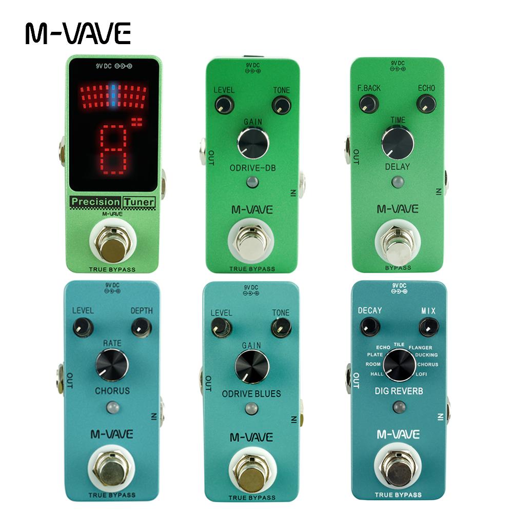 M-VAVE Guitar Effect Pedal Multi-effects Pedal Compressor/Booster/Overdrive/Delay/Reverb/Distortion/Looper/IR BOX/Chorus/Tremolo