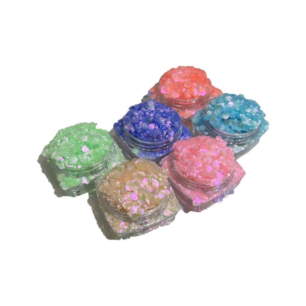 Polarized Pastel Ultra-Thin Large Sequin Nail Art Decorations