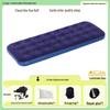 Elevated Outdoor Double Air Mattress: Thick Inflatable Camping Cushion