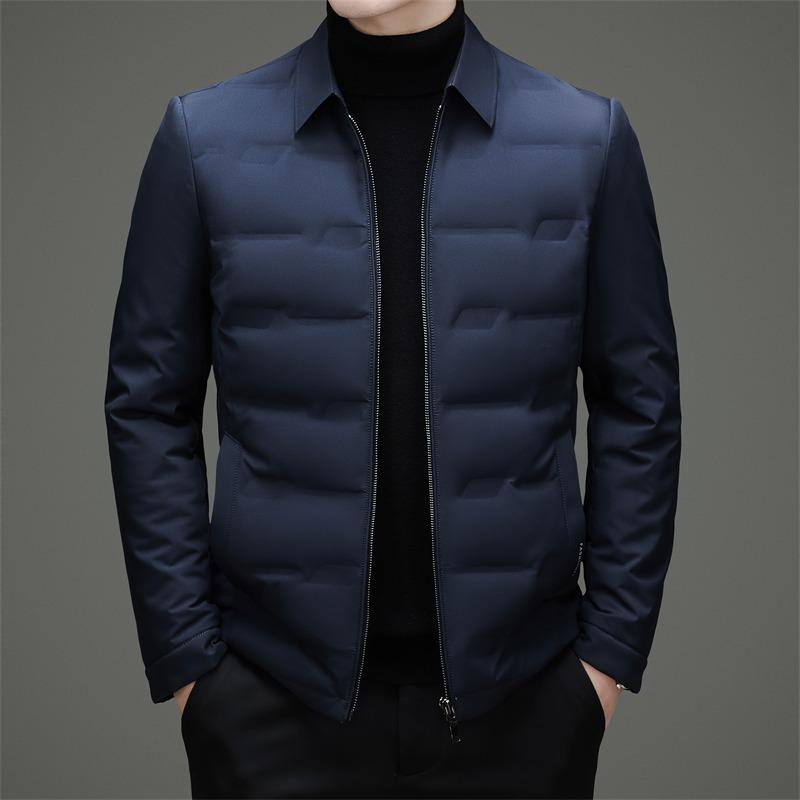 2025 Winter Men's Lightweight 80% Down Fashion Jacket - Trendy Casual Wear for All Ages
