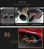 Mazda Atenza/Axela/CX-4/CX-5 Universal Titanium Black Exhaust Tailpipe Set