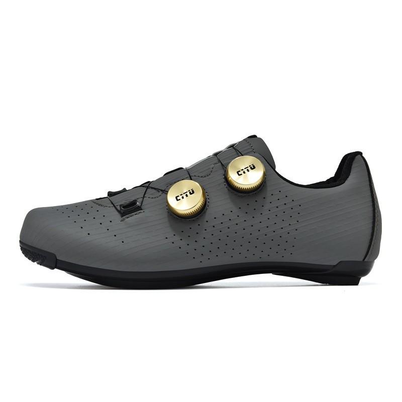 Unisex Cycling Shoes White MTB Road Bike With Rotational Low Cut Breathable Performance