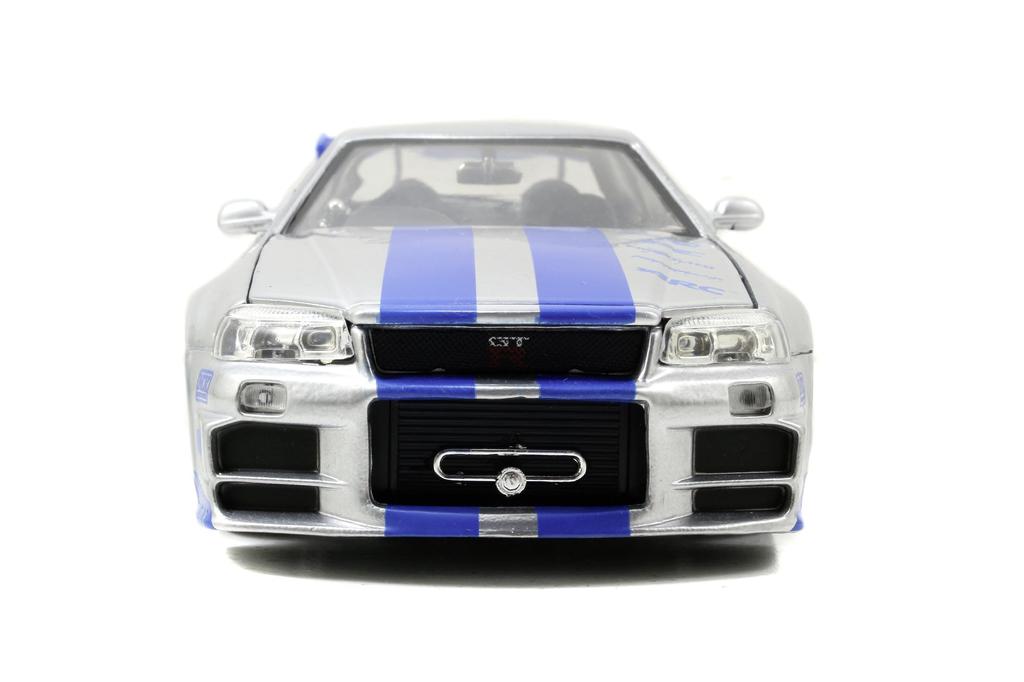 Jada Toys 1/24 FAST&FURIOUS Minicar BRIAN'S NISSAN SKYLINE GT-R(R34) [parallel Import Goods]